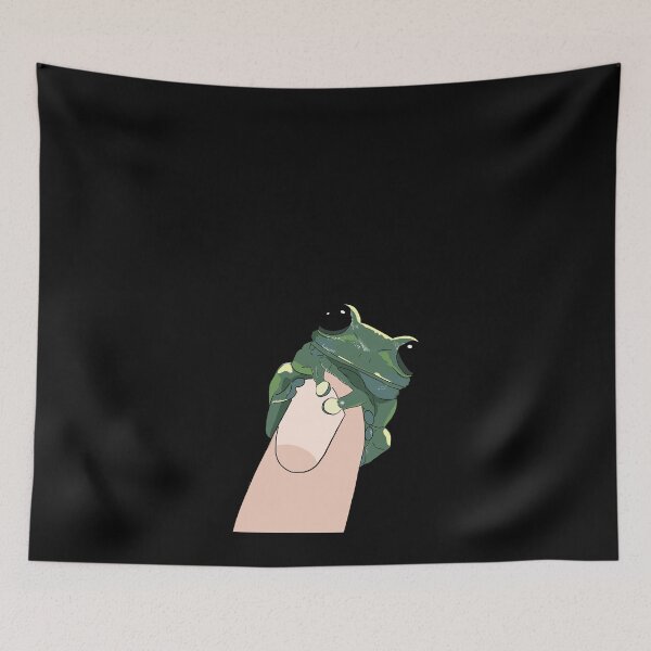Item preview, Cute Frog On The Finger Cute Animals designed and sold by BigFatMistake.