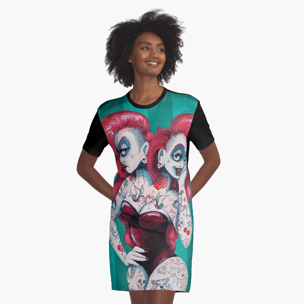 Item preview, Graphic T-Shirt Dress designed and sold by ERWhittingham.