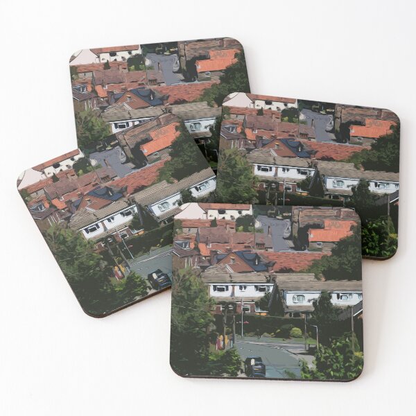 Item preview, Houses and rooftops, Harthill with Woodall designed and sold by Paul Rowland.