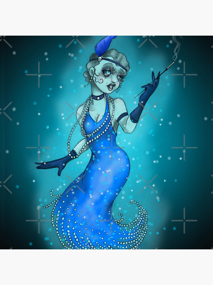 Thumbnail 4 of 4, Pillow, Ghost Flapper designed and sold by ERWhittingham.