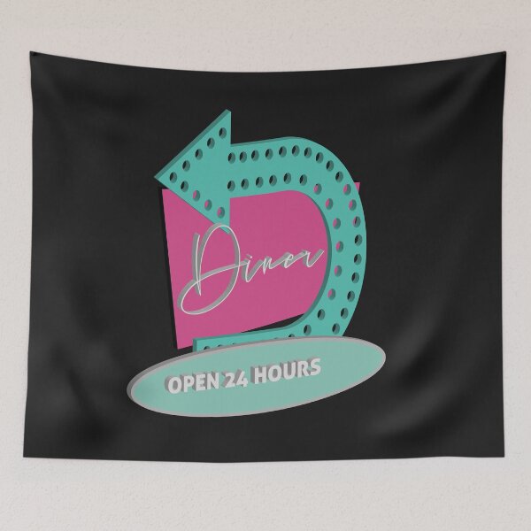 Item preview, Retro Diner Sign designed and sold by LisWilliams.