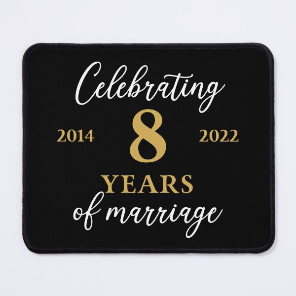 Item preview, Celebrating 8 Years of Marriage 2014 - 2022 designed and sold by ccdesign42.