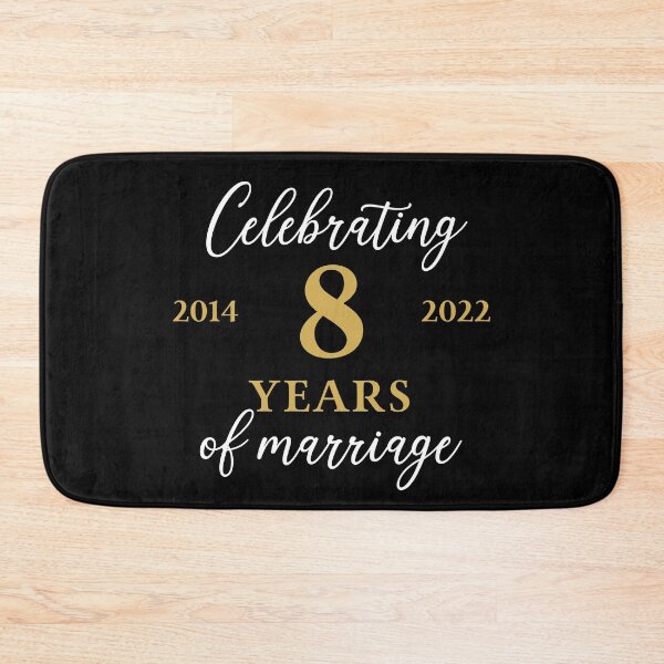 Item preview, Celebrating 8 Years of Marriage 2014 - 2022 designed and sold by ccdesign42.