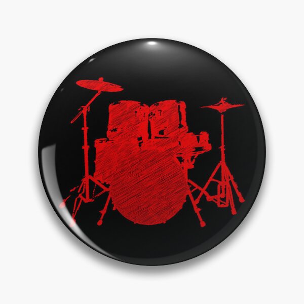 Item preview, Red drawing drum kit designed and sold by WuZe.