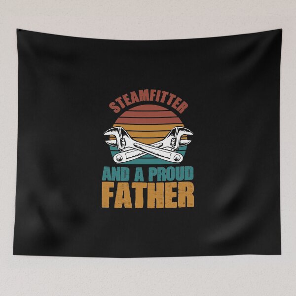 Item preview, Father Pride For A Pipefitter Steam Pipings Steamfitter Dad designed and sold by Nessshirts.