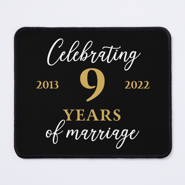 Item preview, Celebrating 9 Years of Marriage 2013 - 2022 designed and sold by ccdesign42.
