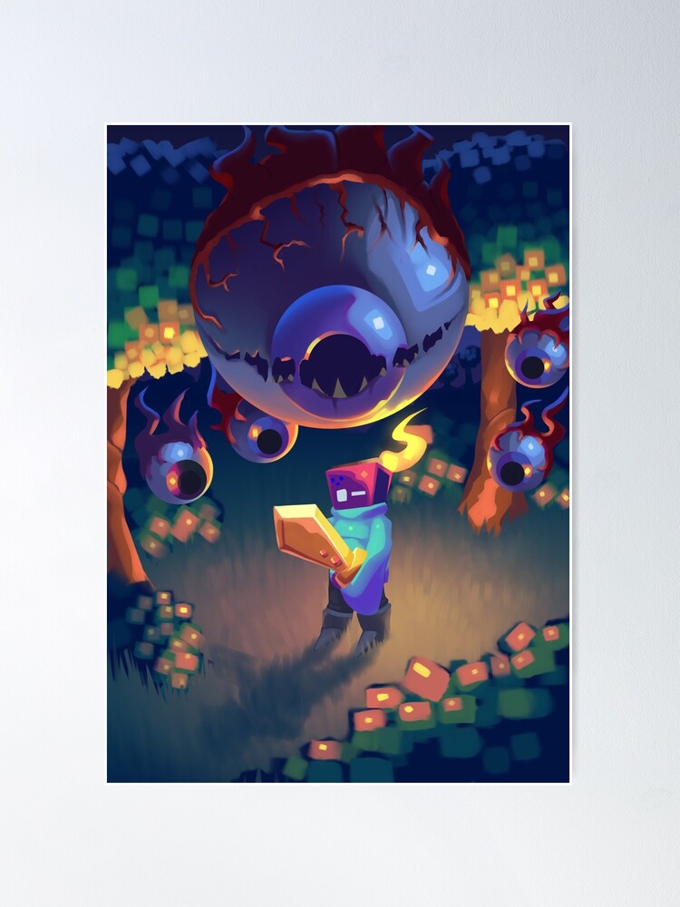 Terraria Game - Eye Boss Photographic Print for Sale by Gnextdoor22