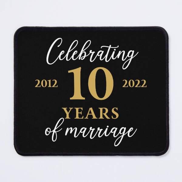 Item preview, Celebrating 10 Years of Marriage 2012 - 2022 designed and sold by ccdesign42.