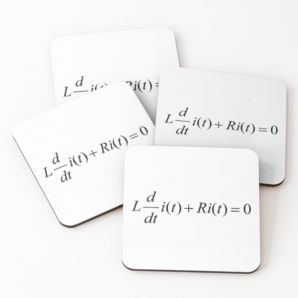 Item preview, RL Circuit, differential equation, electrical engineering basics designed and sold by NoetherSym.