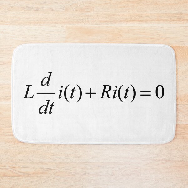 Item preview, RL Circuit, differential equation, electrical engineering basics designed and sold by NoetherSym.