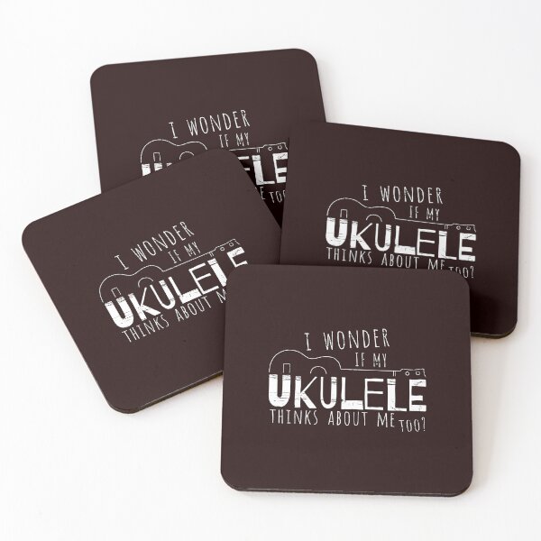 Item preview, I Wonder If My Ukulele Thinks About Me Too? Uke Fun designed and sold by Skizzenmonster.