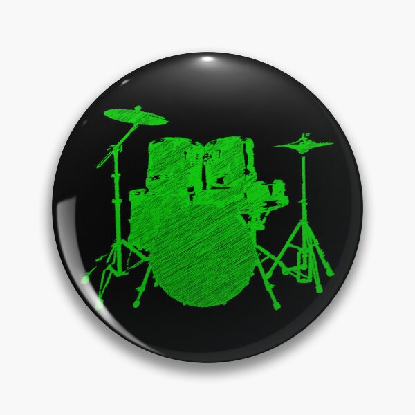 Item preview, Green drawing drum kit designed and sold by WuZe.