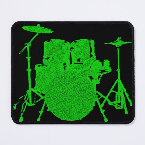 Item preview, Green drawing drum kit designed and sold by WuZe.
