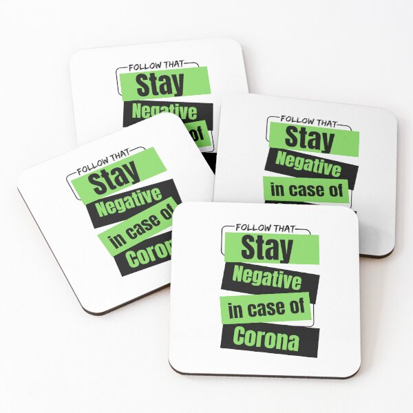 Item preview, Stay negative in case of corona designed and sold by THE MID.