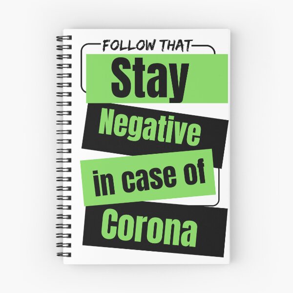 Item preview, Stay negative in case of corona designed and sold by THE MID.