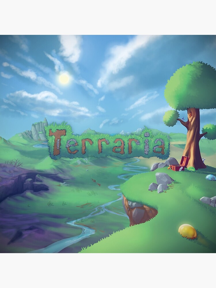 Terraria - Indie Game Art Board Print for Sale by Gnextdoor22