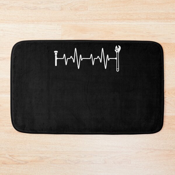 Item preview, Steamfitter Wrench Heartbeat Funny Pipings For A Pipefitter designed and sold by Nessshirts.