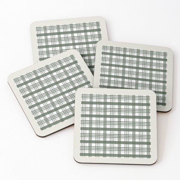 Item preview, Dark Sage Green Check Design 2 designed and sold by simplydesignart.