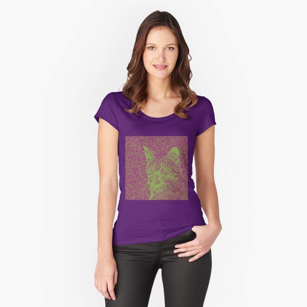 Item preview, Fitted Scoop T-Shirt designed and sold by blackhalt.