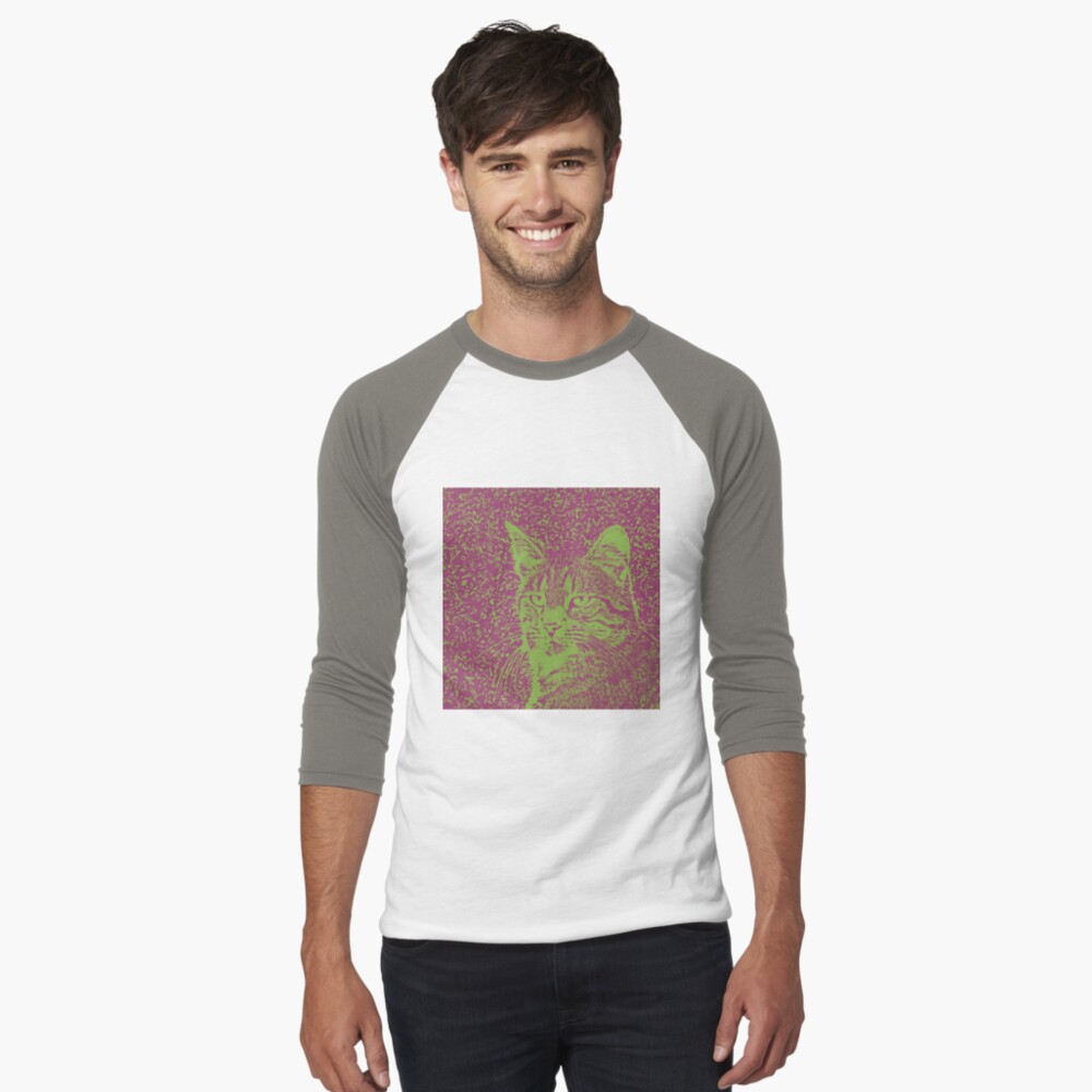 Item preview, Baseball ¾ Sleeve T-Shirt designed and sold by blackhalt.
