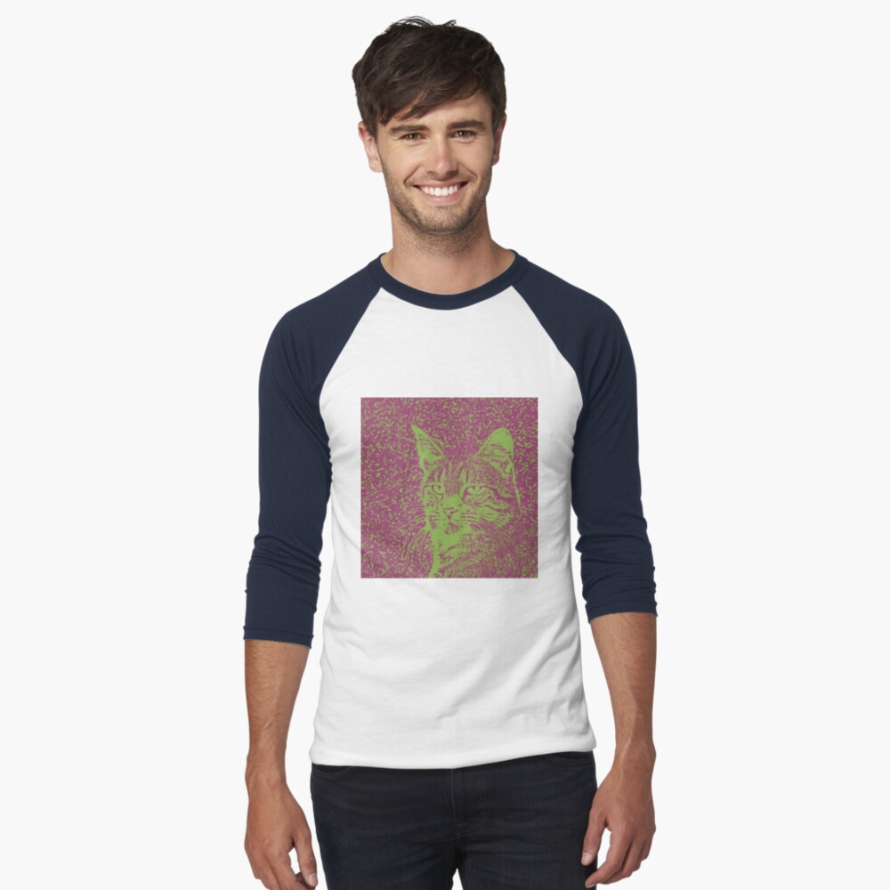 Item preview, Baseball ¾ Sleeve T-Shirt designed and sold by blackhalt.