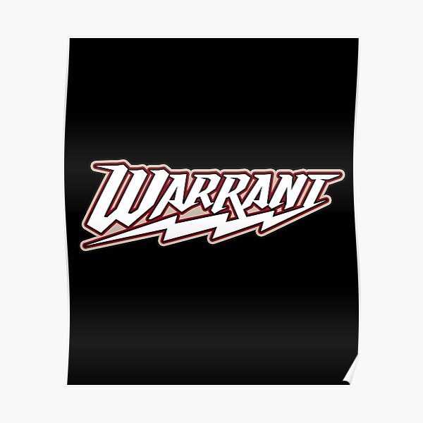 WARRANT VINYL DECAL STICKER CUSTOM SIZE/COLOR WARRANT VINYL DECAL STICKER CUSTOM SIZE/COLOR