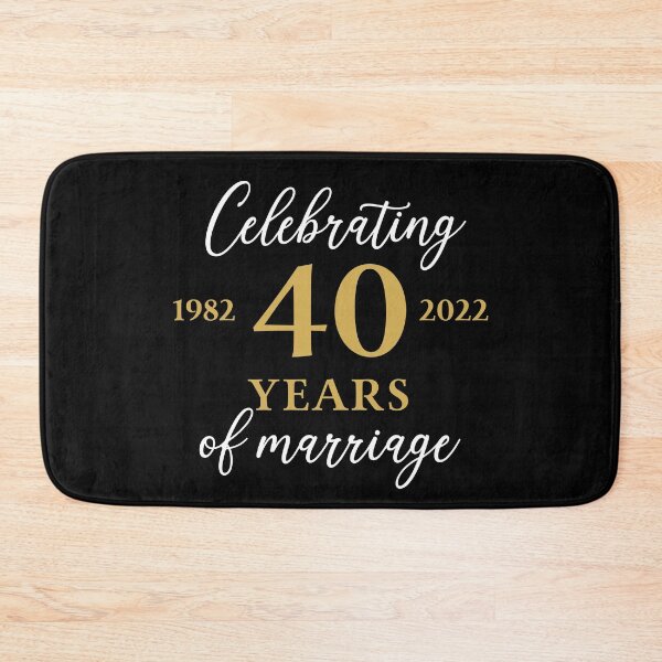 Item preview, Celebrating 40 Years of Marriage 1982 - 2022 designed and sold by ccdesign42.
