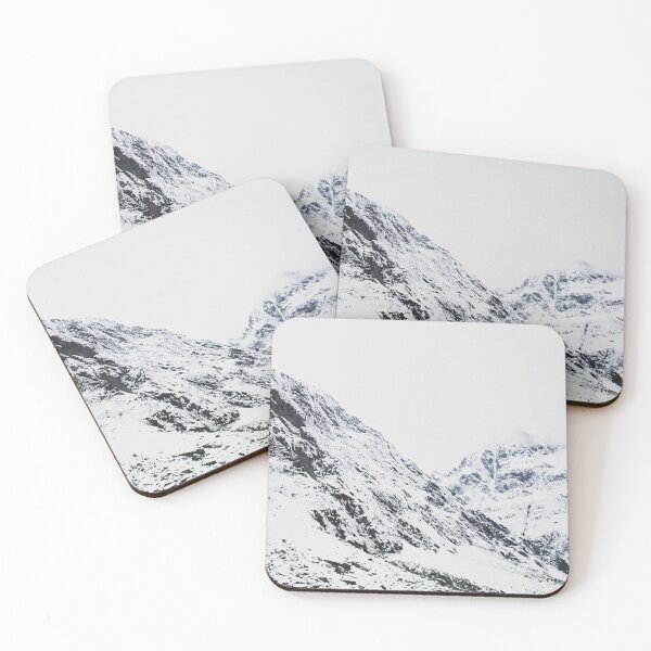 Item preview, Snowy Mountains Winter Landscape designed and sold by SophieHueper.