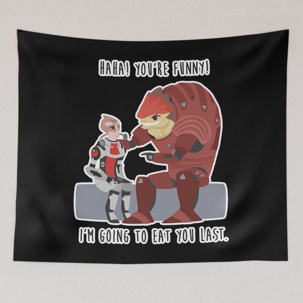 Artikelvorschau, Retro Mass Effect Wrex und Mordin, großartig für Filmfans entworfen und verkauft von Benkessler.