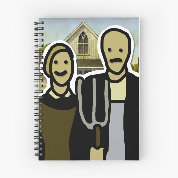 Item preview, American Gothic | Grant Wood Emoji designed and sold by Tartalo.