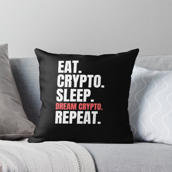 Item preview, Eat Crypto Sleep Dream Crypto Repeat - Crypto Lover designed and sold by Promedia.