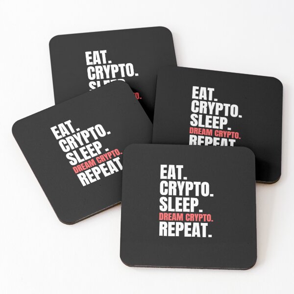 Item preview, Eat Crypto Sleep Dream Crypto Repeat - Crypto Lover designed and sold by Promedia.