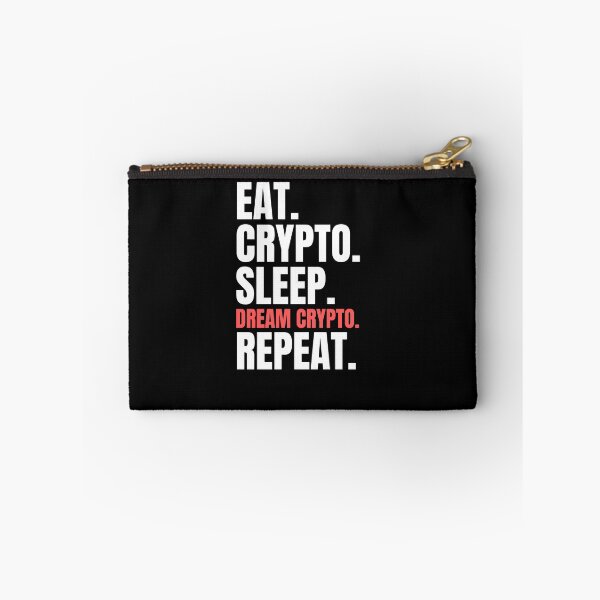 Item preview, Eat Crypto Sleep Dream Crypto Repeat - Crypto Lover designed and sold by Promedia.
