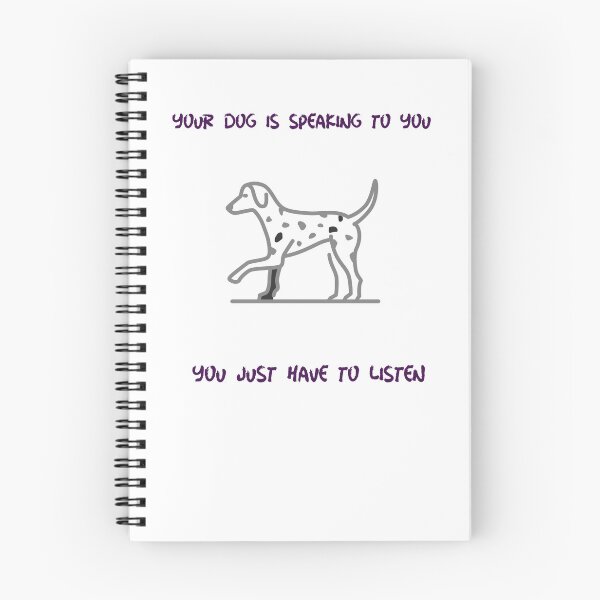 Item preview, Listen to dog body language (dalmatian) designed and sold by kookycomet.