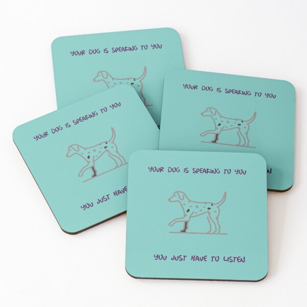 Item preview, Listen to dog body language (dalmatian) designed and sold by kookycomet.