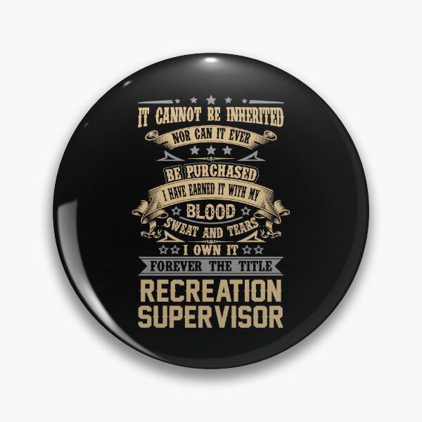 Item preview, Recreation Supervisor T Shirt - Forever The Title Job Gift Item Tee designed and sold by celiagomez456.