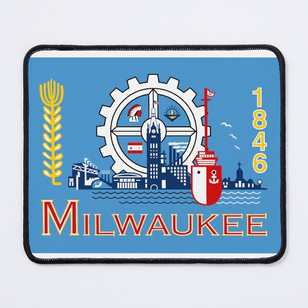 Item preview, Flag of Milwaukee designed and sold by MUZA9.