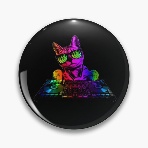 Artikelvorschau, DJ-Katze-Pop-Art entworfen und verkauft von VitezCrni.