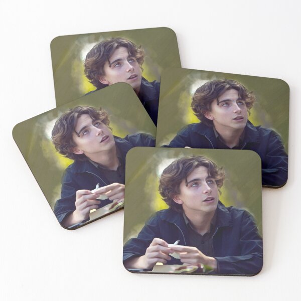 Item preview, Timothée Chalamet portrait painting designed and sold by DBilbao.