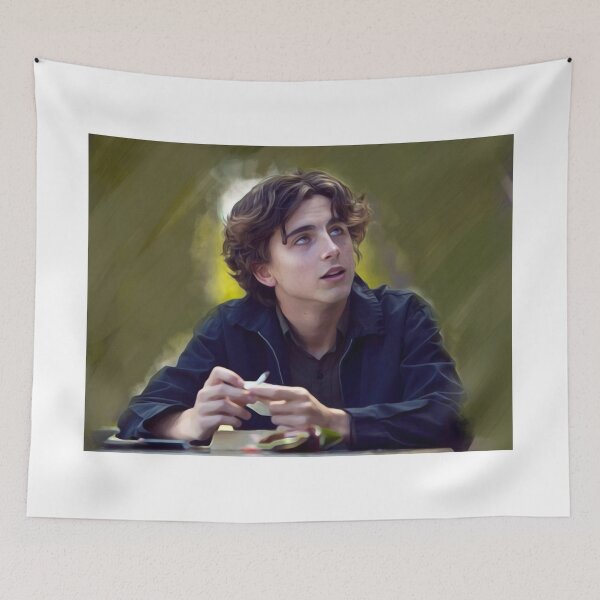 Item preview, Timothée Chalamet portrait painting designed and sold by DBilbao.