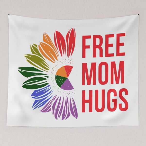 Item preview, Free Mom Hugs  - Gay Pride designed and sold by MauveMoves.