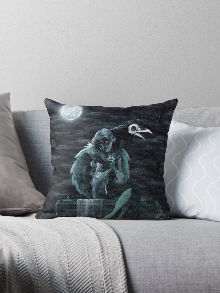 Thumbnail 1 of 4, Pillow, Lost Lenore designed and sold by ERWhittingham.