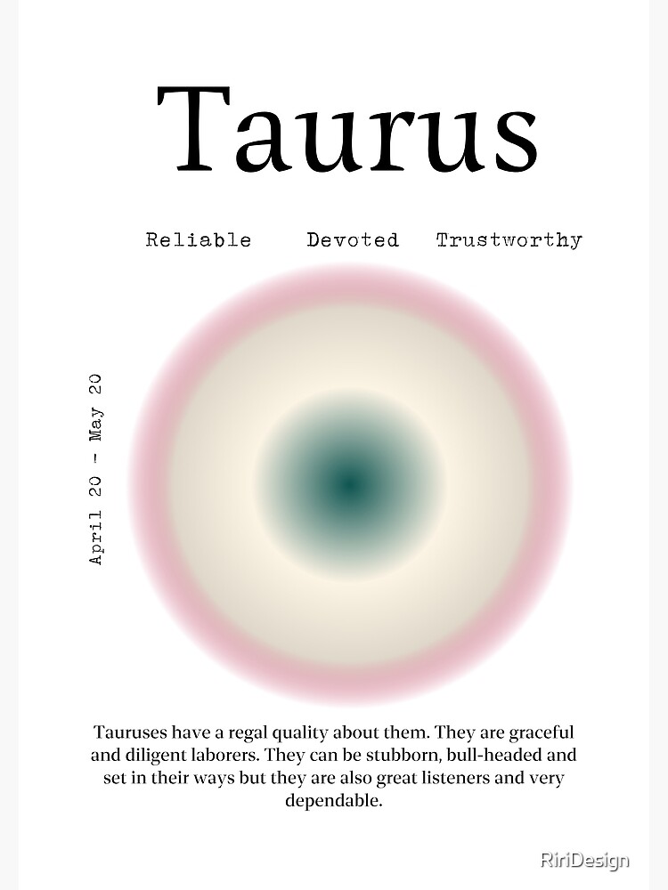 Taurus Sign of Zodiac