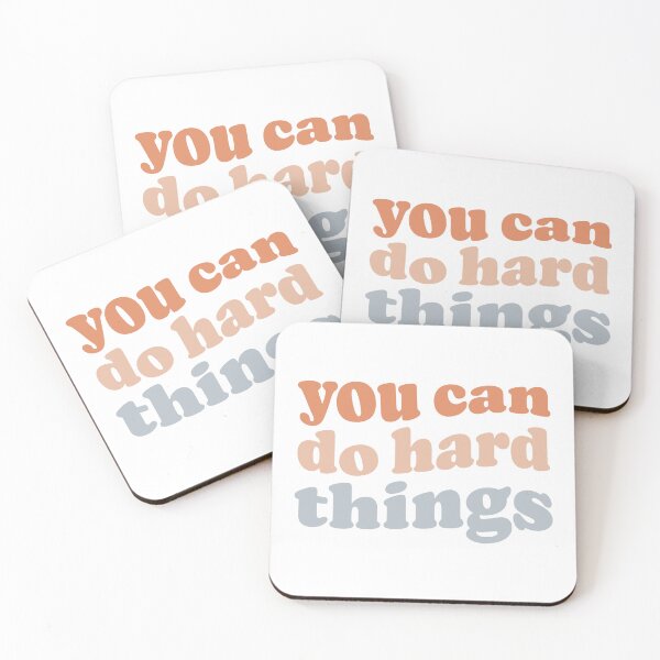 Item preview, You Can Do Hard Things designed and sold by lukassfr.