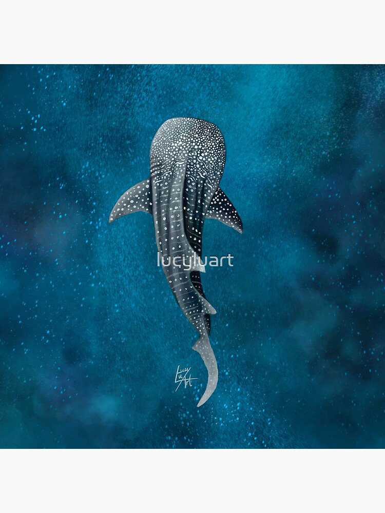 Thumbnail 2 of 2, Tote Bag, Whale Shark designed and sold by lucyluart.