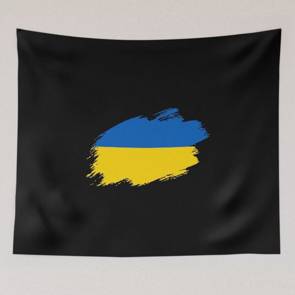Item preview, Ukraine Ukrainian flag banner designed and sold by GeogDesigns.