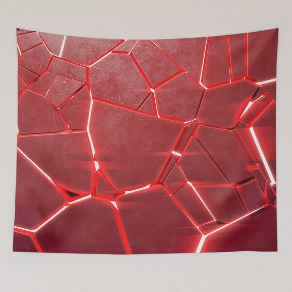 Item preview, Red 3d abstract design designed and sold by CCC2021.