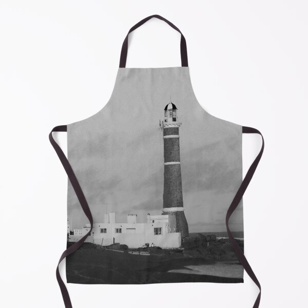Item preview, Black and White Lighthouse on the shores of the Atlantic Ocean (Uruguay) designed and sold by Ana Torres.