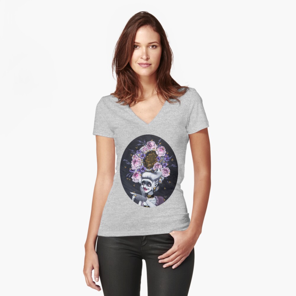 Item preview, Fitted V-Neck T-Shirt designed and sold by ERWhittingham.