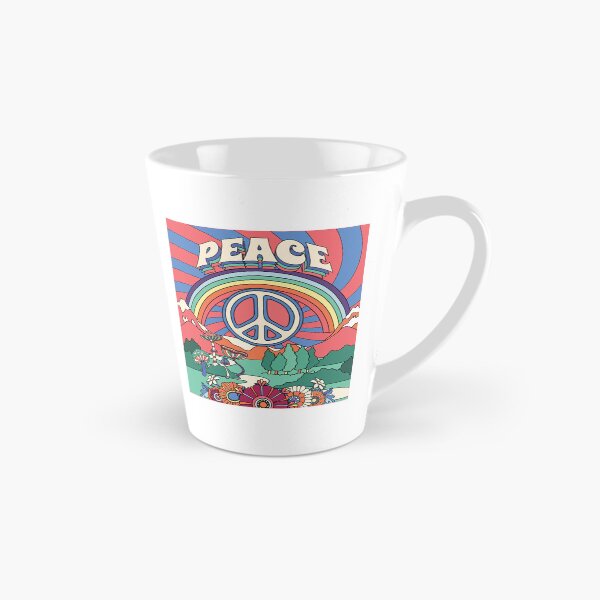Item preview, Peace - Colorful Vintage Retro Hippie 1960s 1970s Design designed and sold by Rhu Creations.